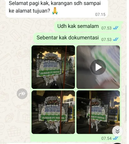 Pengiriman Papan Bunga Selamat Tirtajaya Depok